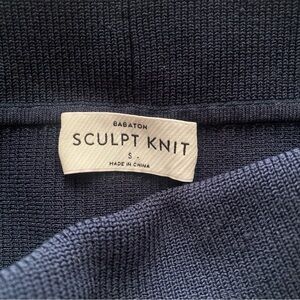 Babaton Sculpt Knit Top - Navy